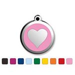 Red Dingo Heart Dog Tag 
